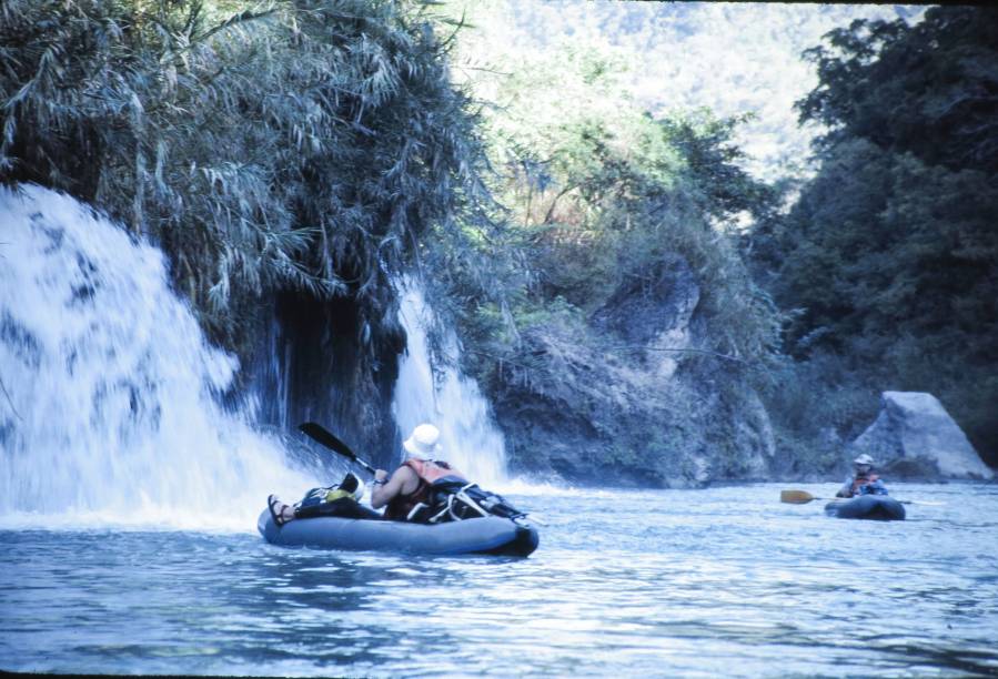 Stream, possibly coming out of caves